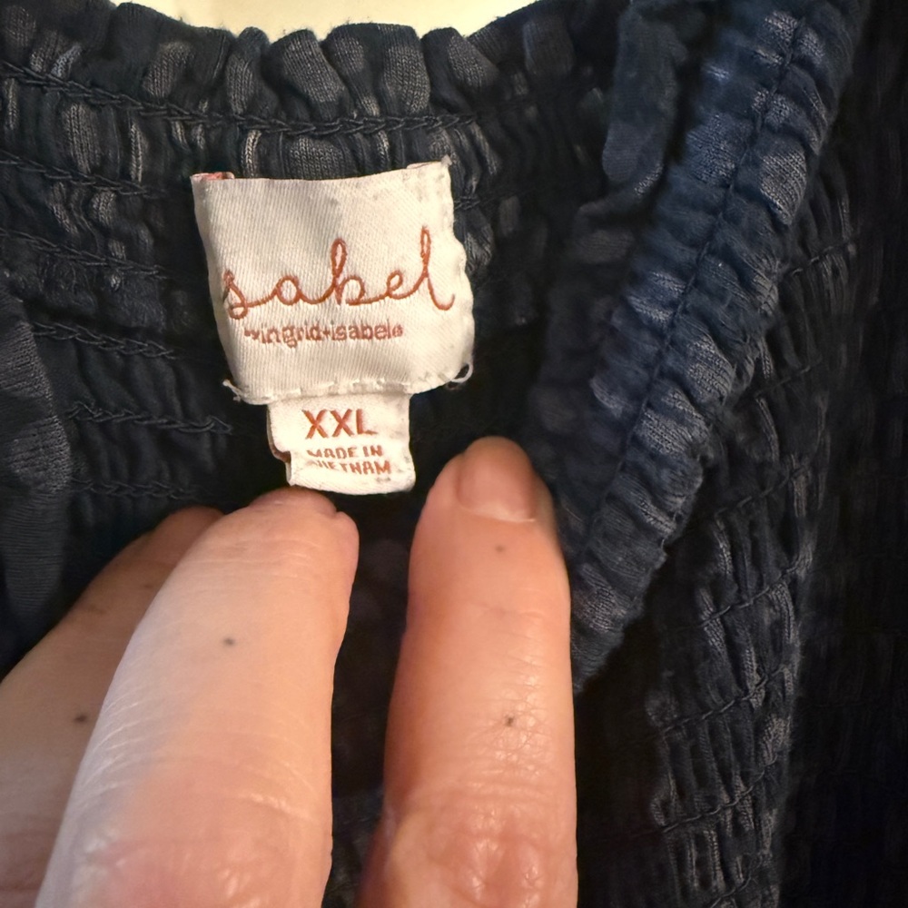 Ingrid & Isabel Navy Jumpsuit - Picture 3 of 5